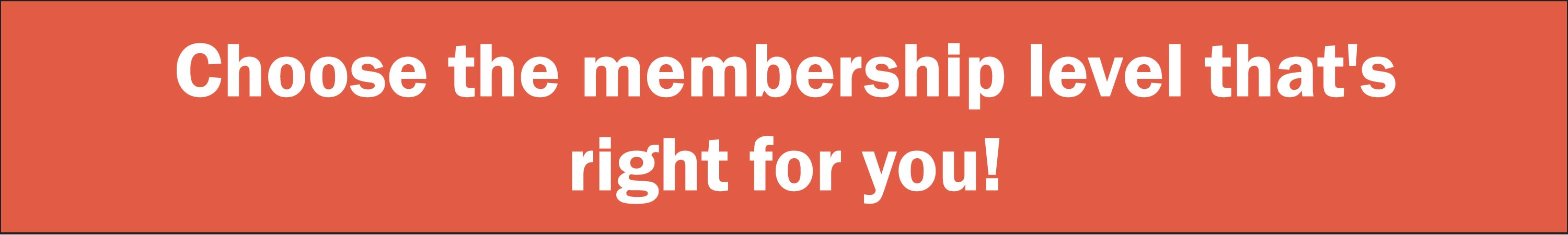 memebership banner
